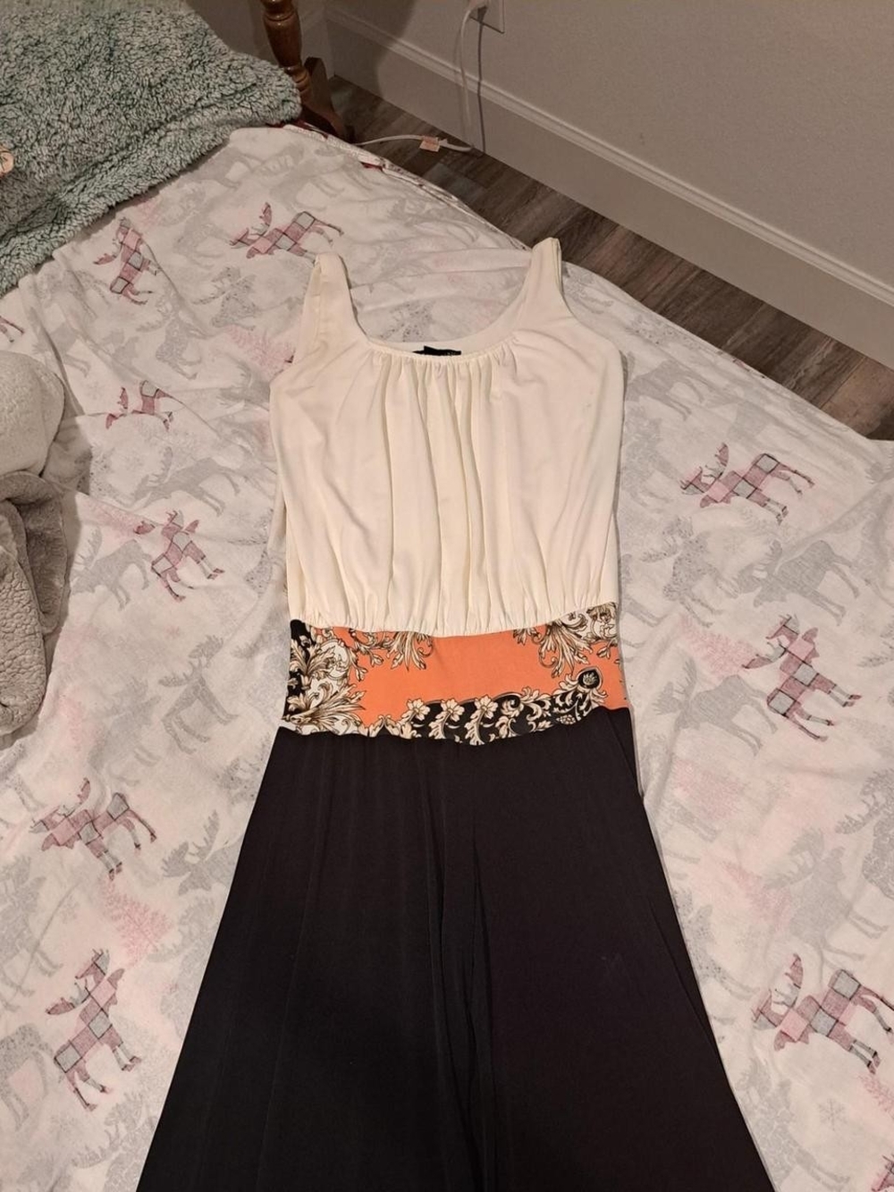 Cream and Black Jumper